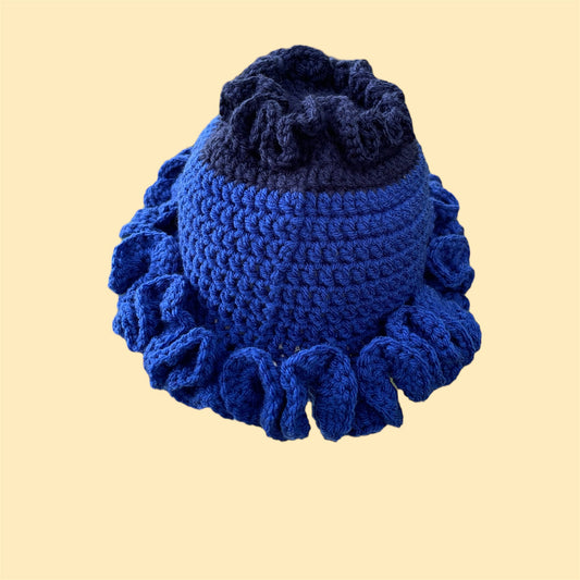 Blueberry ruffle hat