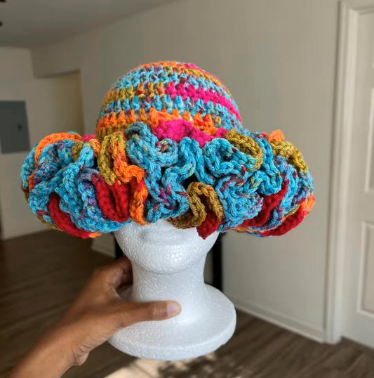 Kaleidoscope Ruffle Hat