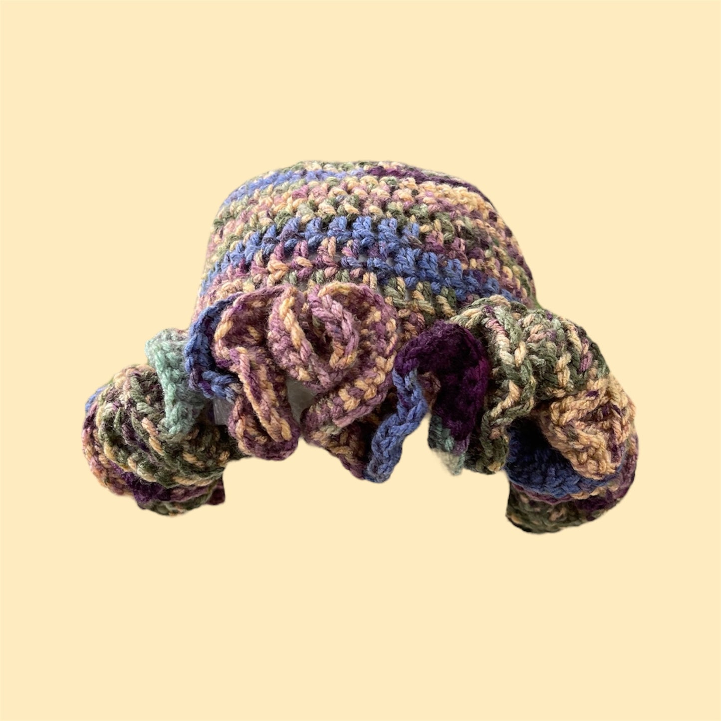 Songbird Stripe Ruffle Hat